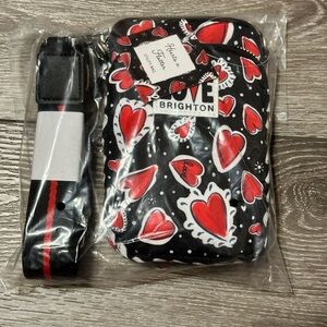 Brighton Heart Print Crossbody Bag